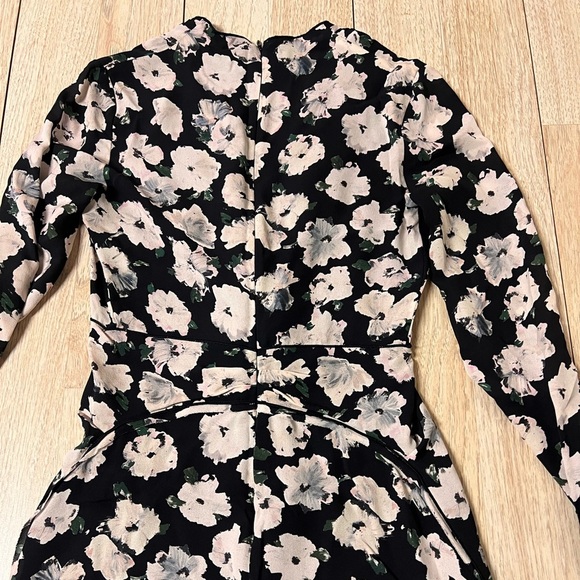 Proenza Schuler Pansy Print Silk Georgette Midi Dress - Picture 10 of 10